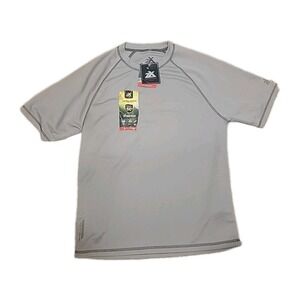 Zeroxposur Mens Sun Protection Tee Grey Medium